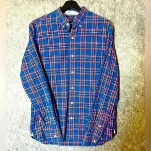 Bonobos Men’s Plaid Standard Fit Button Down - Medium